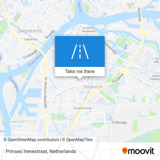 Prinses Irenestraat map