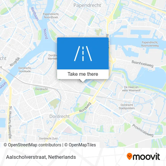 Aalscholverstraat map