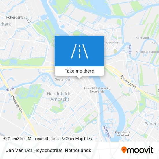 Jan Van Der Heydenstraat map
