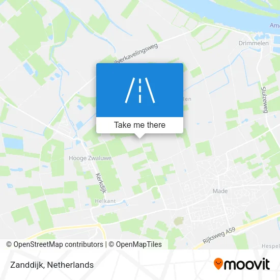 Zanddijk map