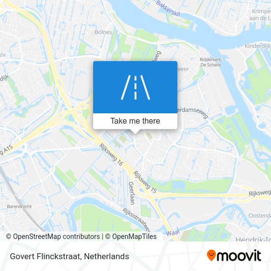 Govert Flinckstraat map