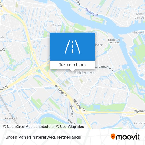 Groen Van Prinstererweg map