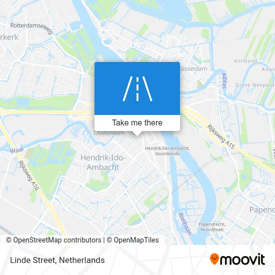 Lindestraat map