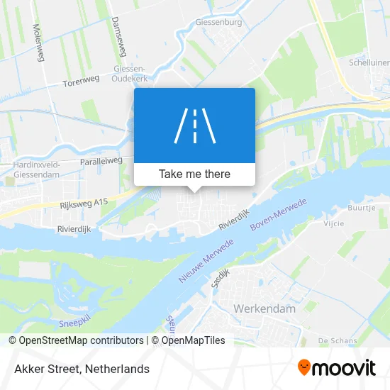 Akkerstraat Karte