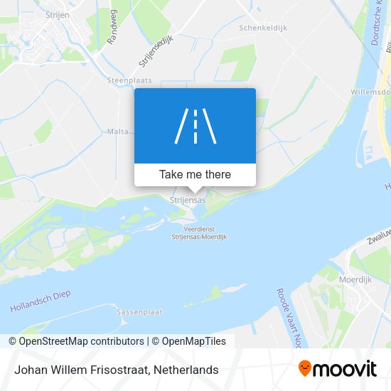 Johan Willem Frisostraat map