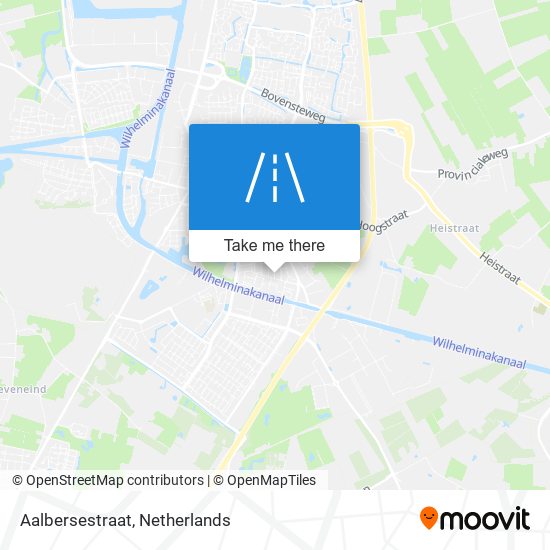 Aalbersestraat map