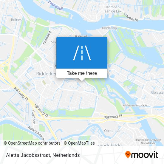 Aletta Jacobsstraat map