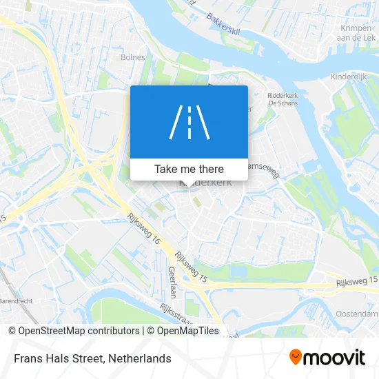 Frans Halsstraat map