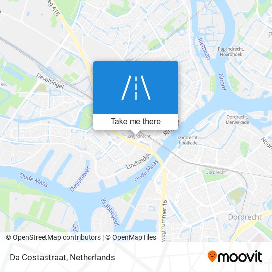 Da Costastraat map