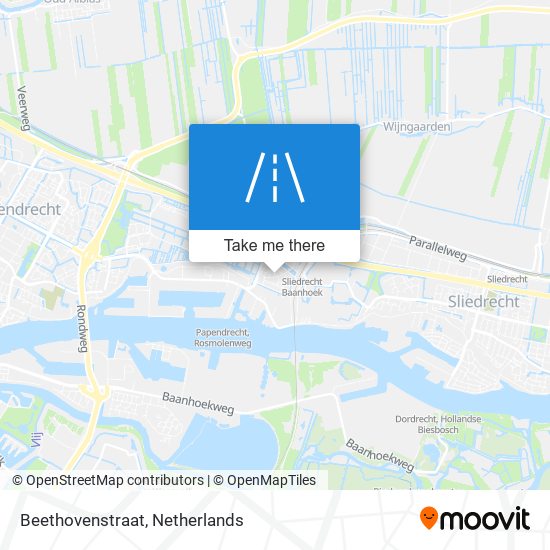 Beethovenstraat map