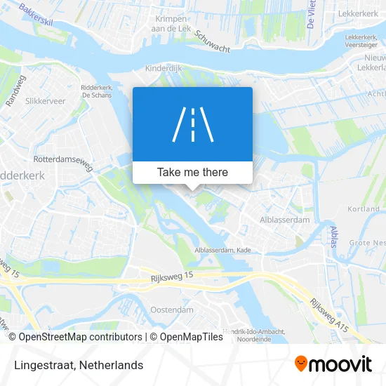 Lingestraat map