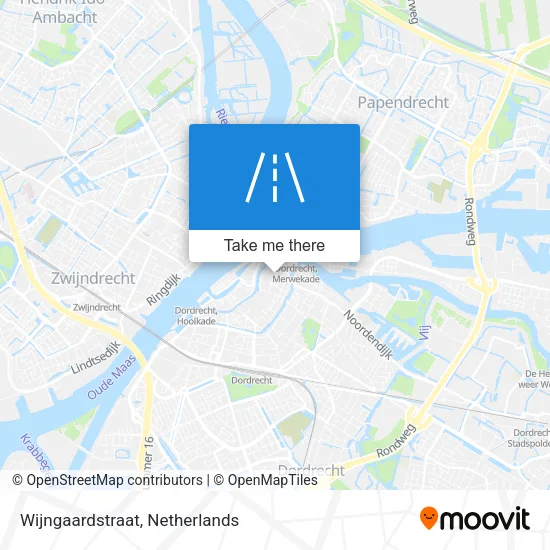 Wijngaardstraat map