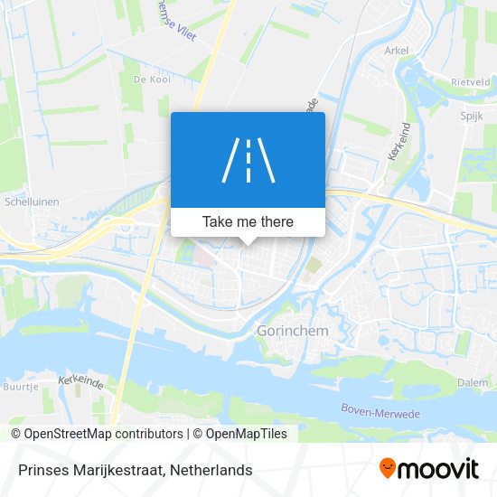Prinses Marijkestraat map