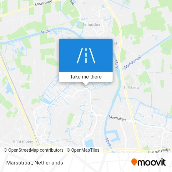 Marsstraat map
