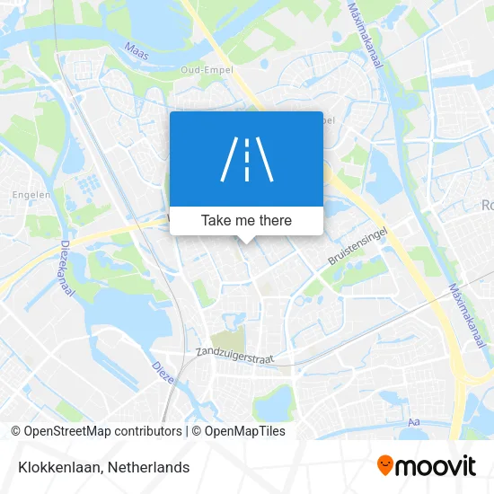 Klokkenlaan map