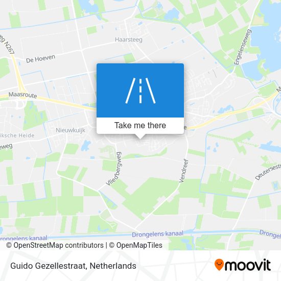 Guido Gezellestraat map