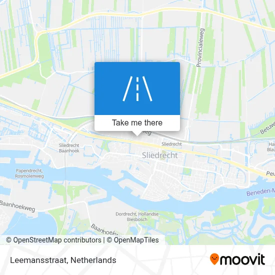 Leemansstraat map