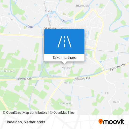 Lindelaan map
