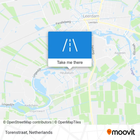 Torenstraat map