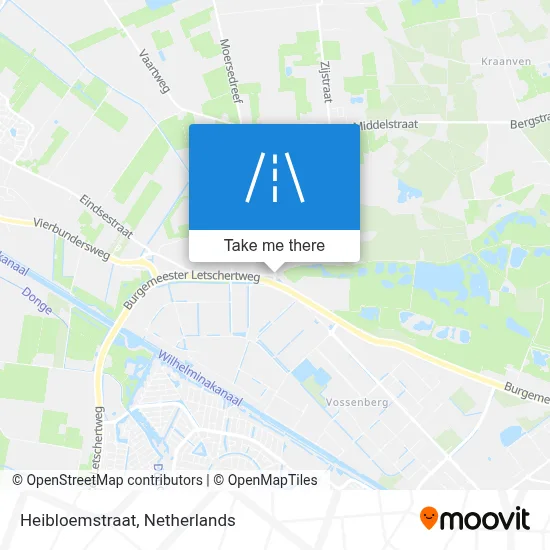 Heibloemstraat map