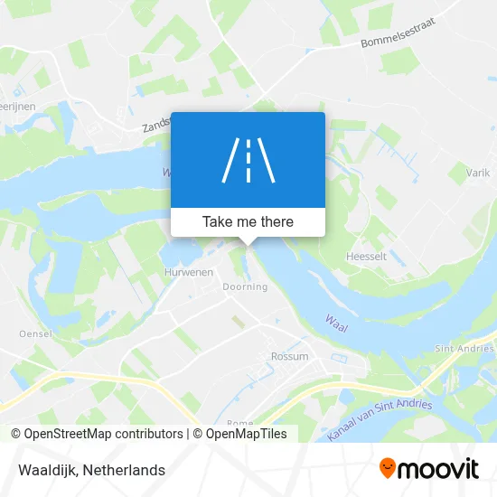 Waaldijk map