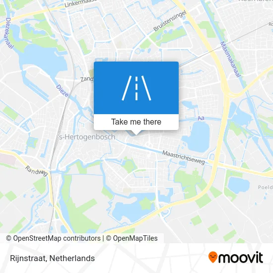 Rijnstraat map