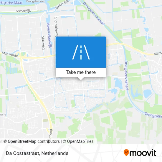 Da Costastraat map
