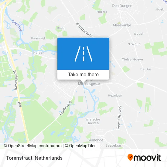 Torenstraat map