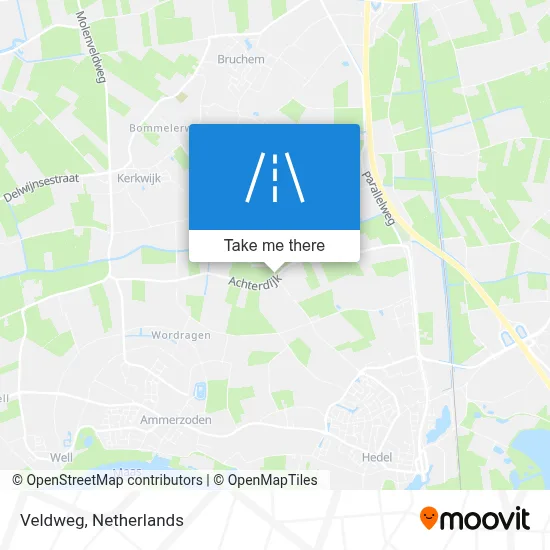 Veldweg map