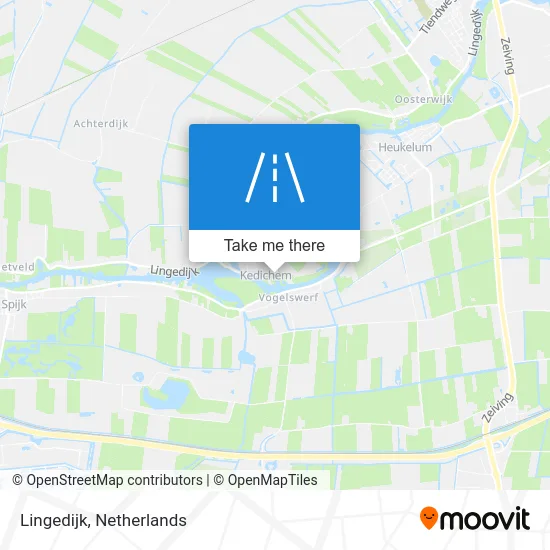 Lingedijk map