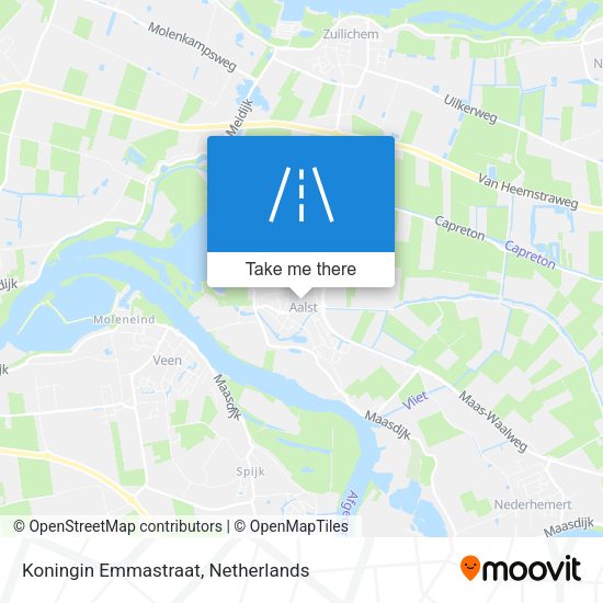 Koningin Emmastraat map
