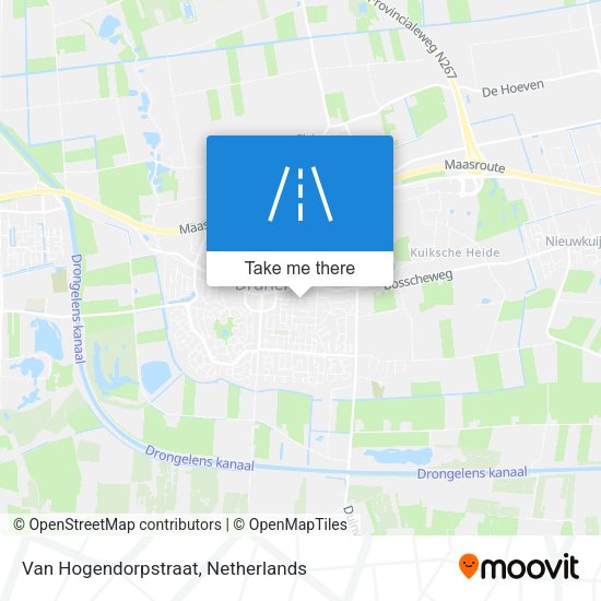 Van Hogendorpstraat map