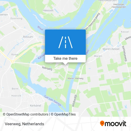 Veerweg map