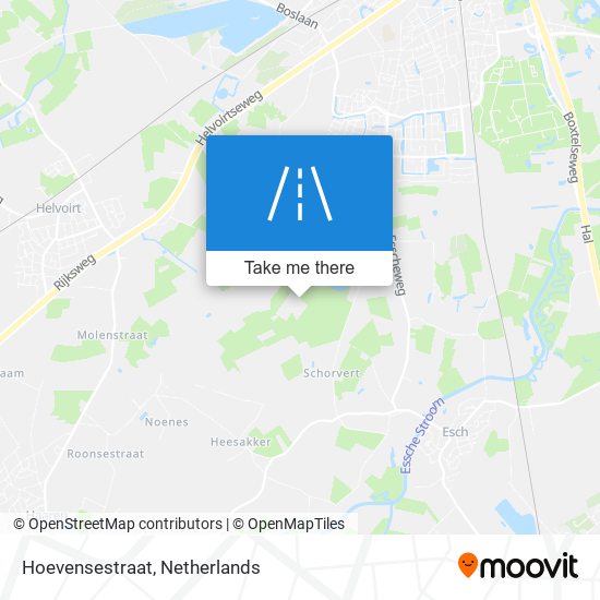 Hoevensestraat map