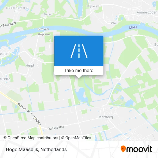 Hoge Maasdijk Karte