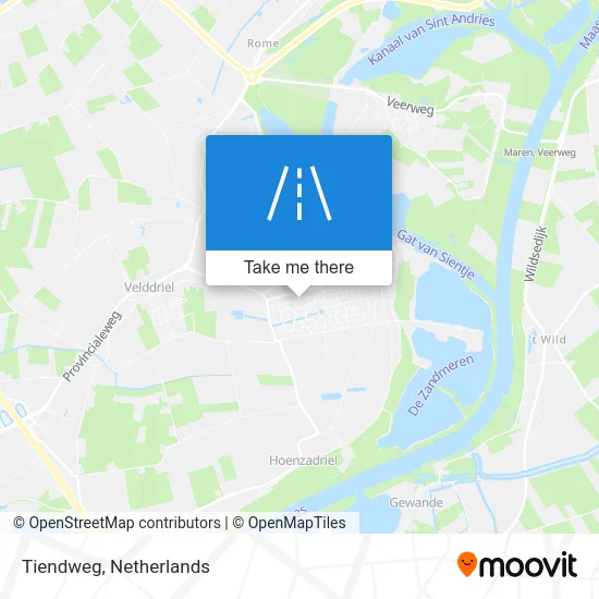 Tiendweg map
