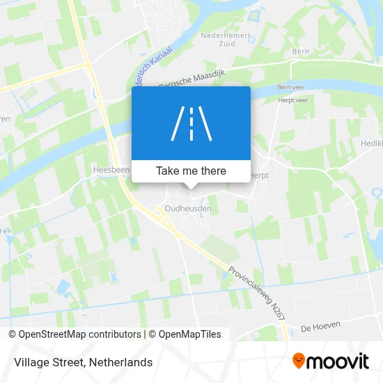 Dorpsstraat map