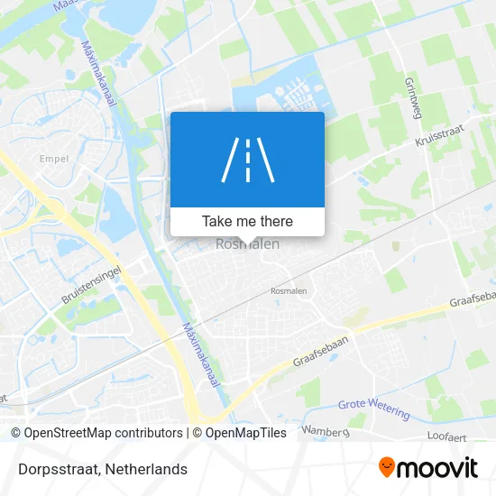 Dorpsstraat map