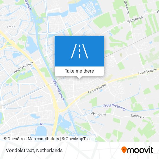 Vondelstraat map