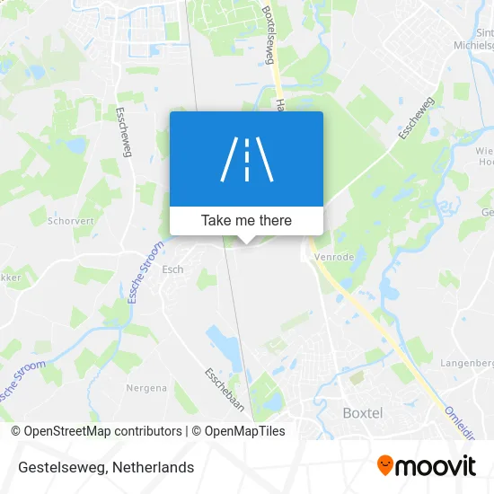 Gestelseweg map