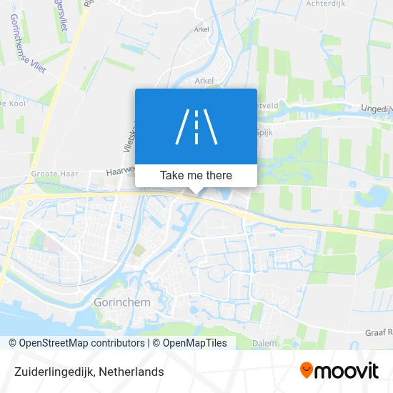 Zuiderlingedijk map