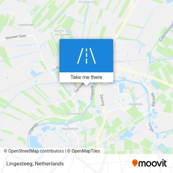 Lingesteeg map