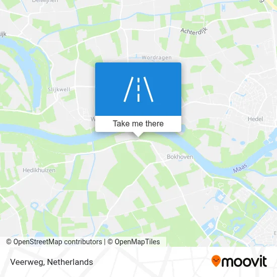 Veerweg map