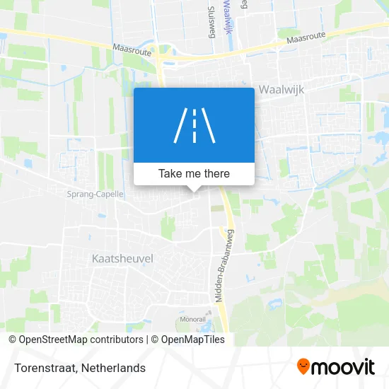 Torenstraat map
