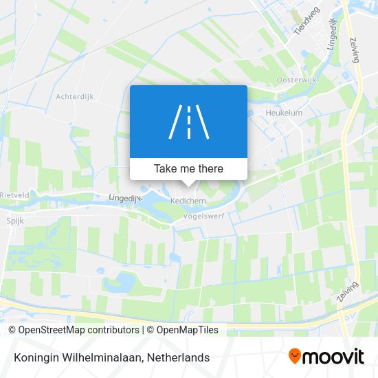 Koningin Wilhelminalaan map