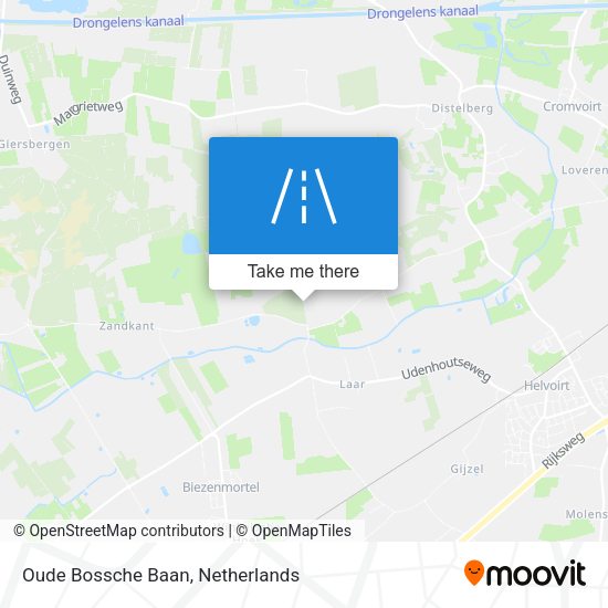Oude Bossche Baan map