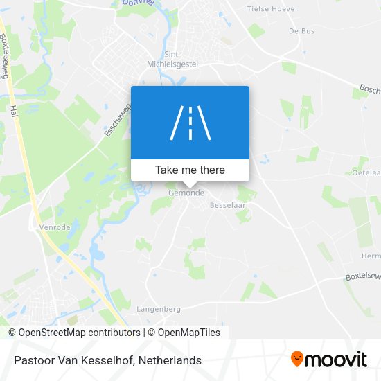 Pastoor Van Kesselhof map