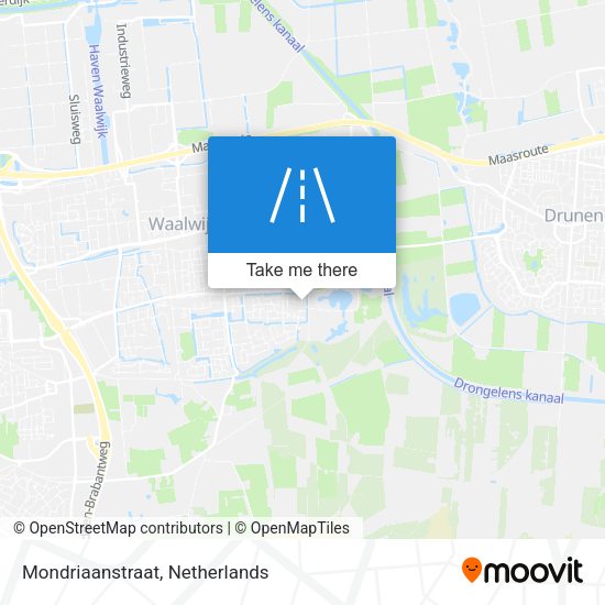 Mondriaanstraat map