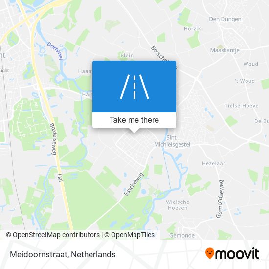 Meidoornstraat map