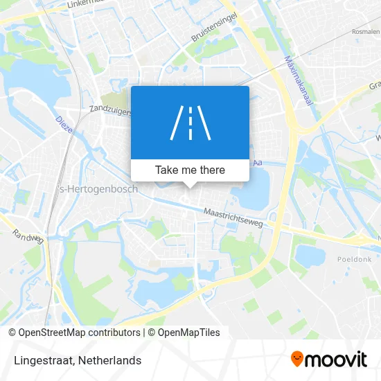 Lingestraat map